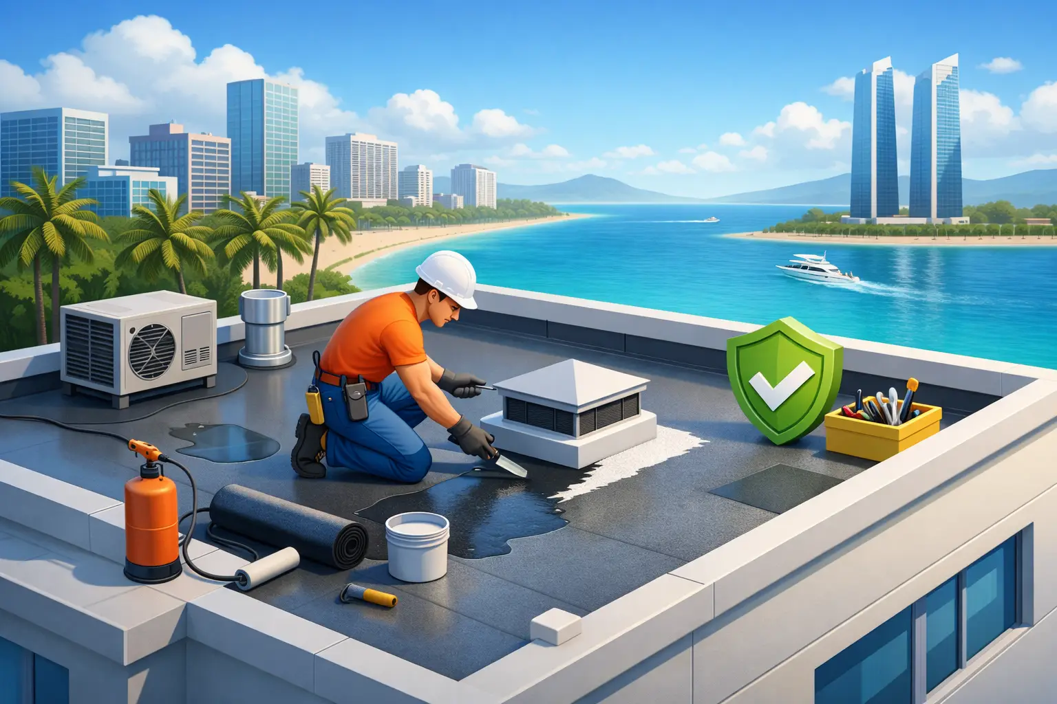 Flat Roof Repair That Holds Up in Miami