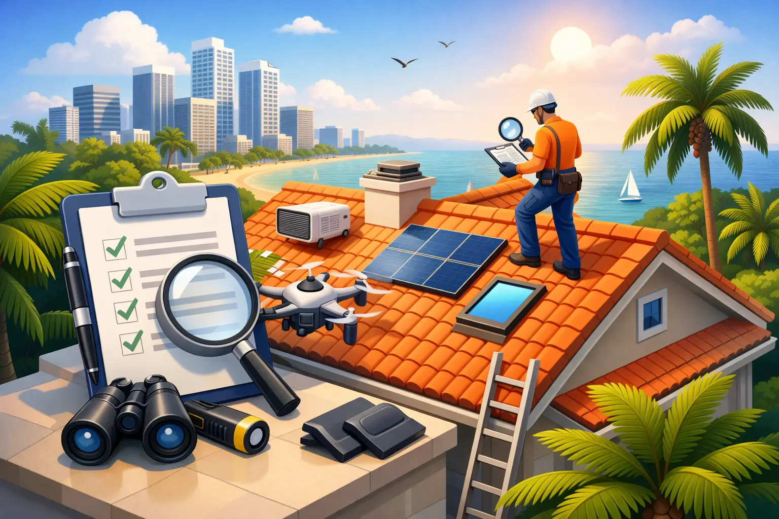 Roof Inspection Checklist for Miami Properties