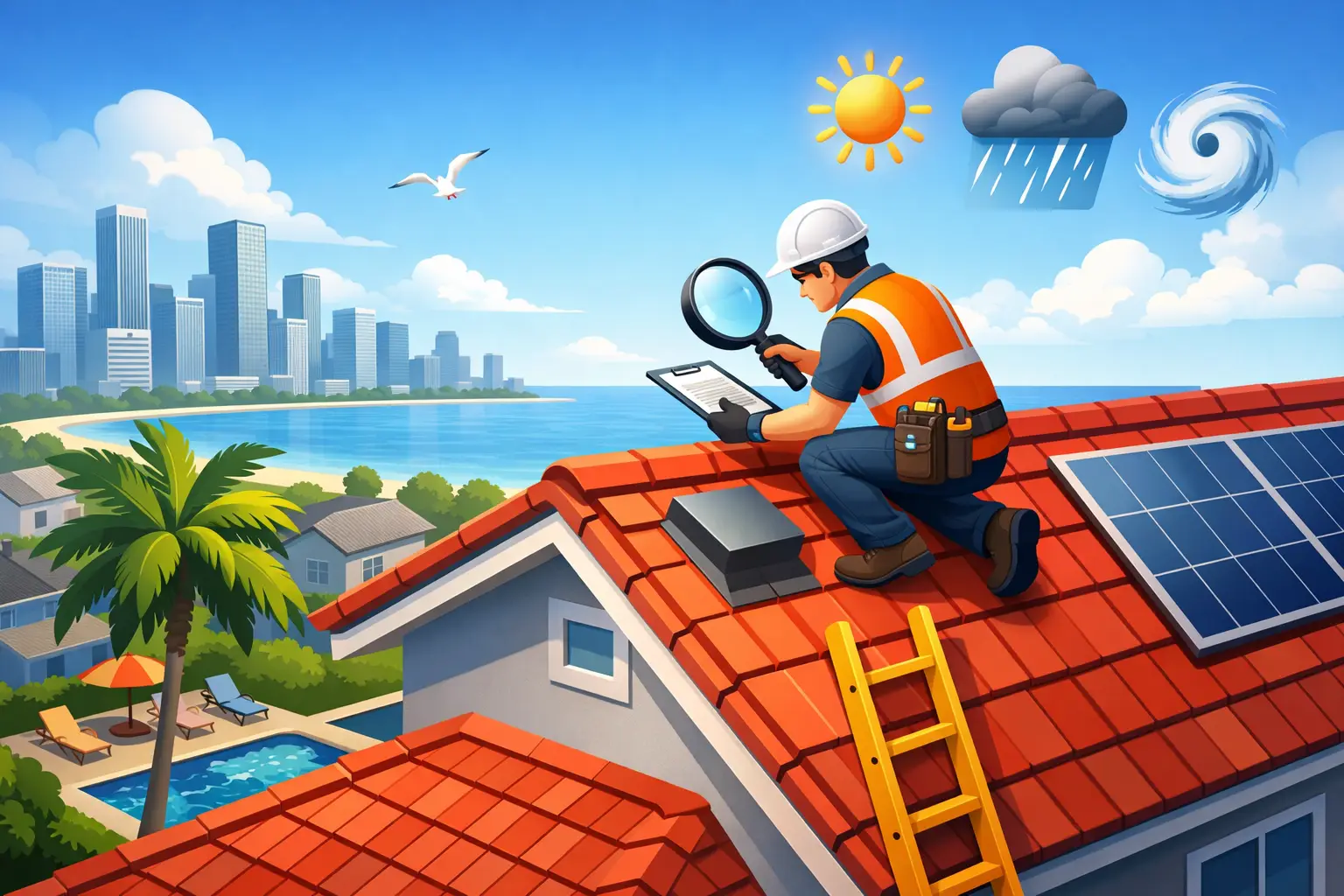 When Should a Roof Be Inspected in Miami?