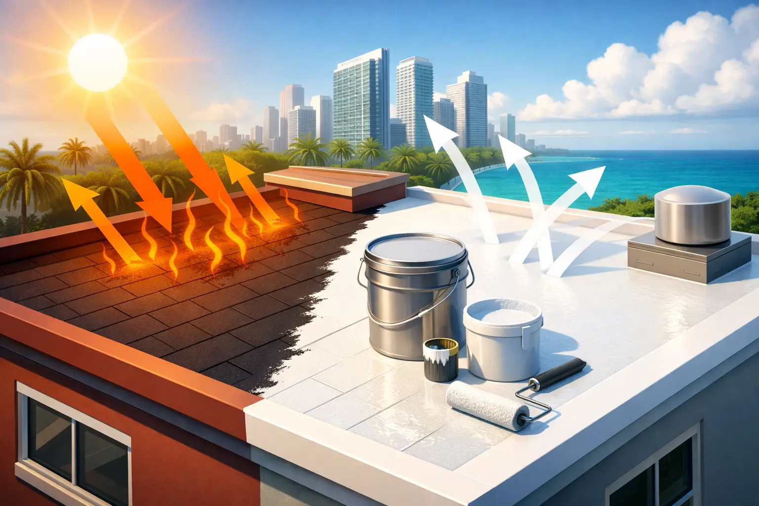 Best Roof Coatings for Heat on Miami Roofs