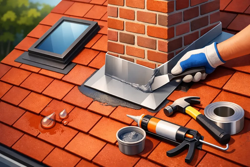 How to Repair Roof Flashing Before Leaks Spread