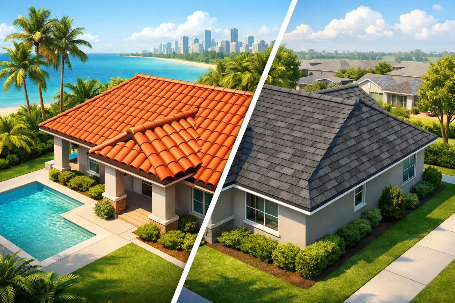 Tile Roof vs Shingle: What Works in Miami?