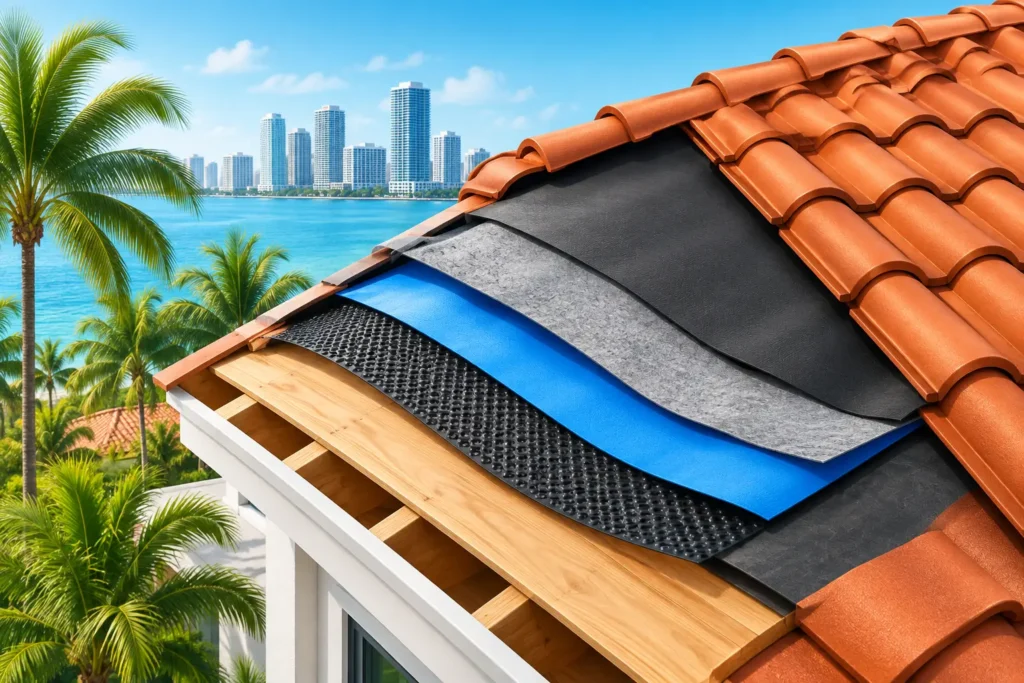 Best Tile Underlayment Options for Miami Roofs