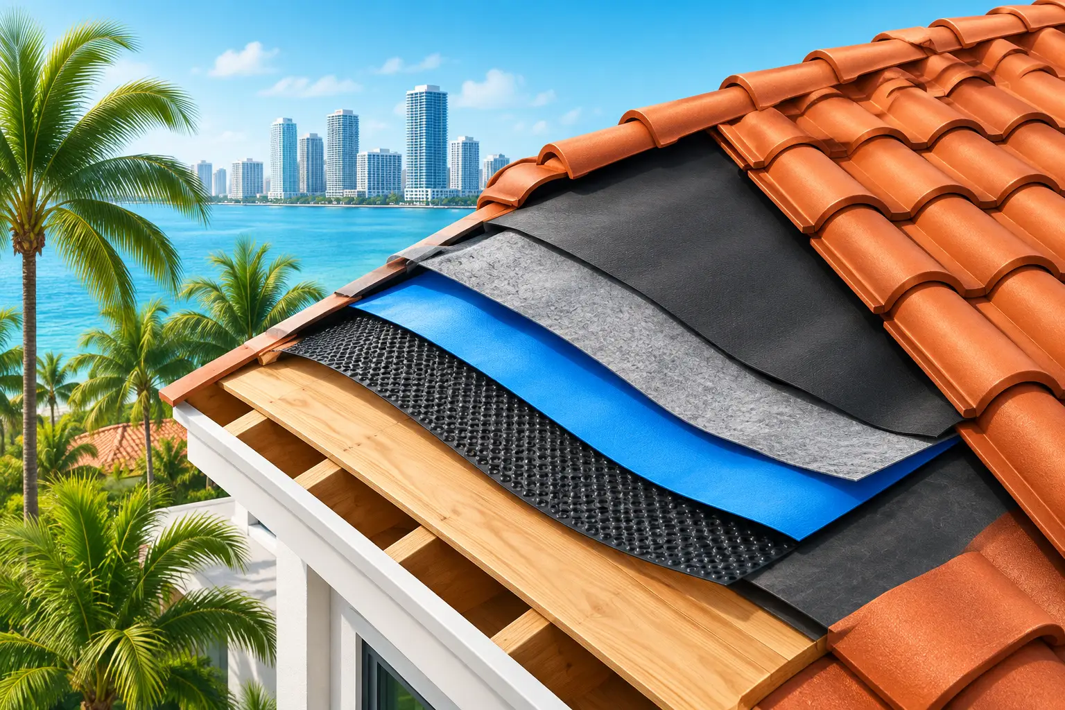 Best Tile Underlayment Options for Miami Roofs