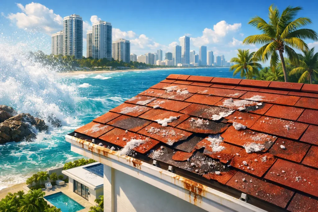 Can Salt Air Damage Roofs? Miami’s Real Risk