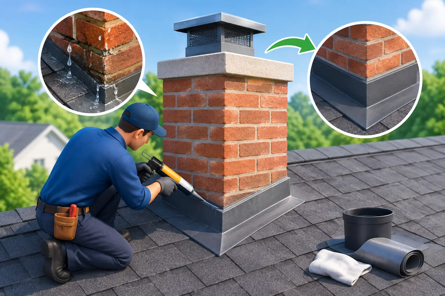 How to Stop Chimney Leaks Before They Spread
