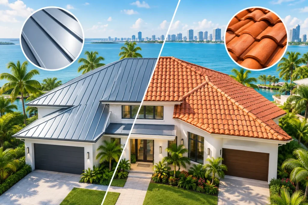 Metal Roofing vs Tile for Miami Properties